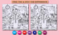 draw a hidden object and spot the different pictures from your idea