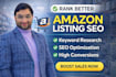 do amazon listing SEO and amazon listing optimization for private label