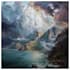 paint a real landscape oil painting on canvas