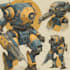 draw or design mechs robots concepts