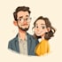 cartoonize your couple portrait