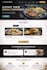 design a modern responsive restaurant website
