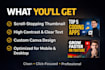 design high CTR youtube thumbnails that gets more click