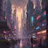 create stunning sci fi city illustrations and futuristic