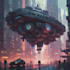 create cinematic sci fi city concept art