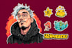 create custom sticker for your streaming, branding and merch
