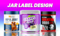 do product label design, supplement label design