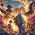 design a stunning anime album cover art