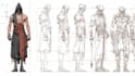 draw character design in sketch