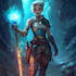 create a fantasy game character art
