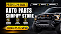 auto parts shopify store automotive website car parts automobile auto part store