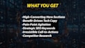 write high converting tech and auto landing page copy
