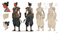 character concept art and character design