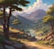 draw anime background, lofi artwork, visual novel art