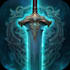 draw a fantasy, rpg, sci fi, steam game logo