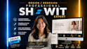 update, redesign showit website, nice landing page, showit template showit seo