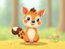 draw cute cartoon animal character