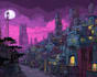 create stunning sci fi city illustrations