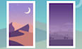 create high quality vector landscape