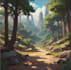 do background illustration and environment concept art