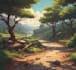make cartoon background illustration