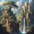 a fantasy landscape design illustrations