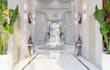luxury lobby interior design with realistic 3d