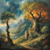 digitally paint fantasy landscape