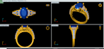 do professional 3d jewelry cad design for rings, pendants
