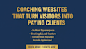 design a high converting squarespace coaching website