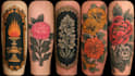 draw unique traditional tattoo design