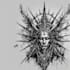 custom an abstract black tattoo design
