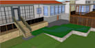 create realistic 3d exterior rendering for houses and landscaping