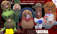 create a 3d vtuber filters burnt peanut style, for snap camera and streaming
