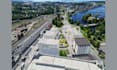 create 3d masterplan render on google earth and drone capture