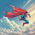 illustrate a superhero pop art