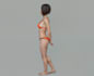 erotic 3d character, lifelike human model, mmd model, stylized 3d, elf, animate