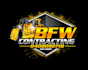 design good looking contracting logo