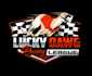 design incredible dog racing logo