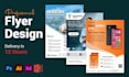 do a high converting, custom flyer design within 12 hours