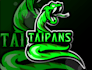 do a high quality python, coding, snake logo design