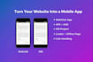 convert your website to flutter mobile app