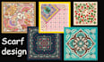 create unique and aesthetic scarf designs