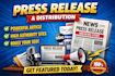 write a professional press release for PR, business, or media coverage