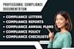 write compliance policy, process, plans or checklists