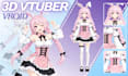 create a custom 3d vtuber vroid anime model with full body rigging