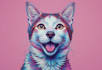 draw pop art dog cat pet portrait