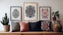 design custom boho digital wall art