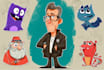 design a cartoon character