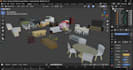 make game ready and low poly objects for unity